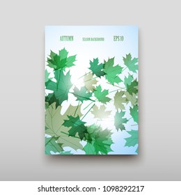 Poster brochure flyer design template vector, Leaflet cover presentation abstract geometric background, layout in A4 size shadow