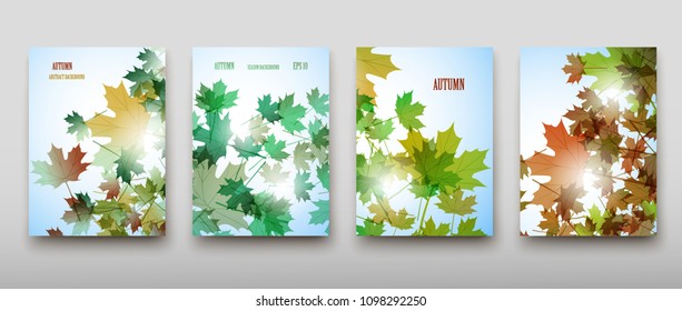 Poster brochure flyer design template vector, Leaflet cover presentation abstract geometric background, layout in A4 size shadow