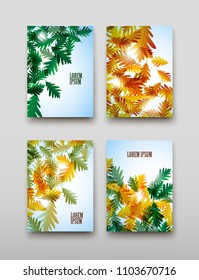 Poster brochure flyer design template vector, Leaflet cover presentation abstract geometric background, layout in A4 size shadow