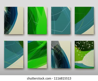 Poster brochure flyer design template vector, Leaflet cover presentation abstract geometric background, layout in A4 size shadow