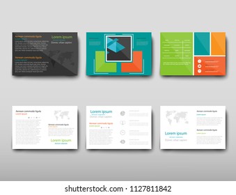 Poster brochure flyer design template vector, Leaflet cover presentation abstract geometric background, layout in A4 size shadow