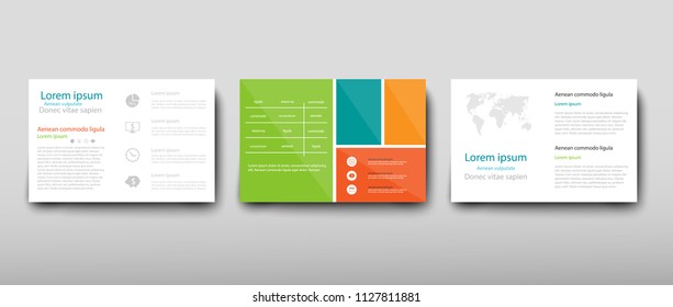 Poster brochure flyer design template vector, Leaflet cover presentation abstract geometric background, layout in A4 size shadow