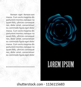 Poster brochure flyer design template vector, Leaflet cover presentation abstract geometric background, layout in A4 size shadow
