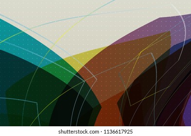 Poster brochure flyer design template vector, Leaflet cover presentation abstract geometric background, layout in A4 size shadow