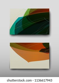 Poster brochure flyer design template vector, Leaflet cover presentation abstract geometric background, layout in A4 size shadow