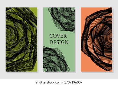 Poster brochure flyer design template vector. Future Poster template. Trendy minimalist flat geometric design. Square format.