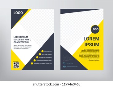 Poster brochure, Flyer, Leaflets a4 Design Template. Can be cover book and magazine or annual report.