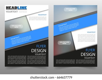 Poster business brochure flyer design layout  template. Can be used for publishing, print and presentation. Vector. Eps 10
