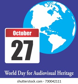 poster with calendar with reminder date worldwide