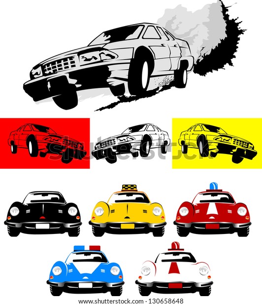 poster of\
the car monster truck\
vector-illustration