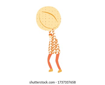 Poster mit Cartoon Men und Positive Phrase zu stoppen COVID 19. Hol dir gut Karten. Medizinische Illustration zur Wiederherstellung von Coronavirus. Gruß Vector Postcard mit positiven Ärzten. Retro Health Care Banner.