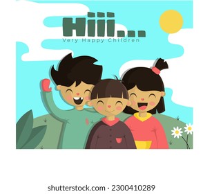 Afiches de niños con antecedentes naturales