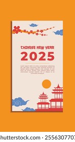 a poster with chinese characters on it that says chinese new year