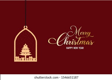 The poster for Christmas holiday.