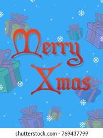 Poster Christmas theme collection style