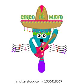 Poster of cinco de mayo. Vector illustration design