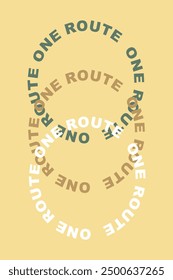 a poster with a circle of words on it