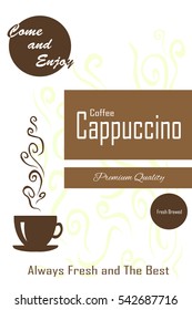 Poster Coffee Cappuccino