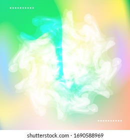 Cartel con fondo degradado de color. Diseño moderno