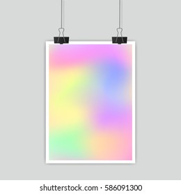 poster with colorful background for your text or design