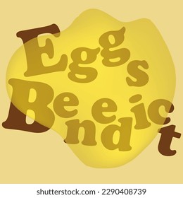 Poster for the common delicacy Eggs Benedict