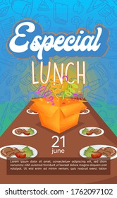 
Poster For The Communication Of A Special Meal Day After School