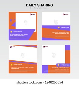 Poster , cover banner Template, social media banner