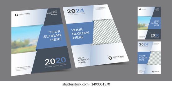 Poster cover book design template in A4 layout with space for photo background, Cmyk 2 tone color suitable for annual report, proposal, portfolio, brochure, flyer, leaflet, catalog, magazine, booklet.
