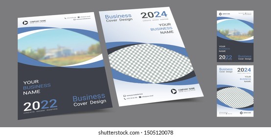 Poster cover book design template in A4 layout with space for photo background, Cmyk 2 tone color suitable for annual report, proposal, portfolio, brochure, flyer, leaflet, catalog, magazine, booklet.