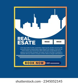 Poster cover book design template with space for photo background, Use for annual report, proposal, portfolio, brochure, flyer, leaflet, catalog, magazine, booklet, Vector template in A4 layout