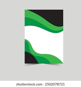 Poster cover book design template with space for photo background, Use for annual report, proposal, portfolio, brochure, flyer, leaflet, catalog, magazine, booklet, Vector template in A4 layout
