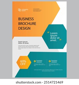 Poster cover book design template with space for photo background, Use for annual report, proposal, portfolio, brochure, flyer, leaflet, catalog, magazine, booklet, Vector template in A4 layout