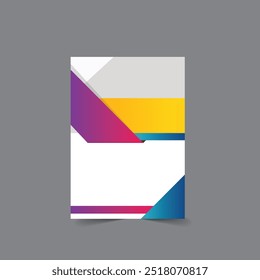 Plakat-Umschlag Buch Design-Vorlage mit Platz für Foto-Hintergrund, Für Jahresbericht verwenden, Vorschlag, Portfolio, Broschüre, Flyer, Broschüre, Katalog