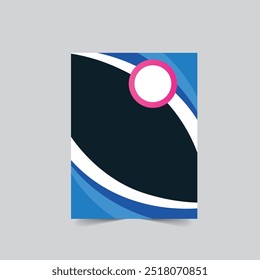 Poster cover book design template with space for photo background, Use for annual report, proposal, portfolio, brochure, flyer, leaflet, catalog