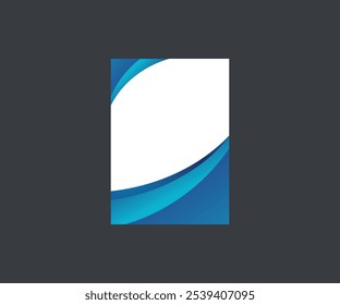 Poster cover book design template with space for photo background, Use for annual report, proposal, portfolio, brochure, flyer, leaflet