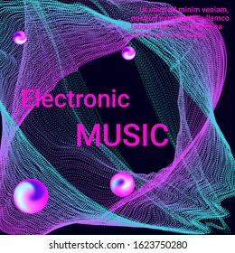 Poster for cover design. Abstract flyer design background.  Modern web template. Business , technology background. Music abstract composition.