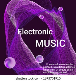 Poster for cover design. Abstract flyer design background.  Modern abstract music backgrounds. Sound flyer to create a fashionable abstract cover, banner, poster, booklet.