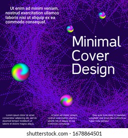 Poster for cover design. Abstract flyer design background.  Abstract sound wave. Cover layout template.