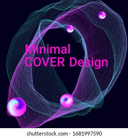 Cartel de diseño de portada. Fondo de diseño de volante abstracto.  Modernos y abstractos fondos musicales. Volante de sonido para crear una portada abstracta, banner, afiche, folleto de moda.