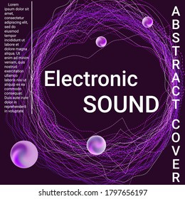 Poster for cover design. Abstract flyer design background.  Modern web template. Business , technology background. Music abstract composition.