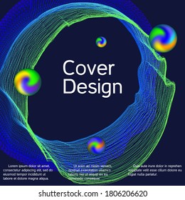 Poster for cover design. Abstract flyer design background.  Modern abstract music backgrounds. Sound flyer to create a fashionable abstract cover, banner, poster, booklet.
