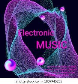Cartel de diseño de portada. Resumen del fondo del diseño del volante.  Plantilla web moderna. Negocios, antecedentes tecnológicos. Composición musical abstracta.