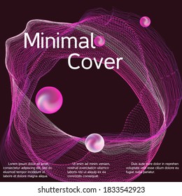 Cartel de diseño de portada. Resumen del fondo del diseño del volante.  Plantilla web moderna. Negocios, antecedentes tecnológicos. Composición musical abstracta.