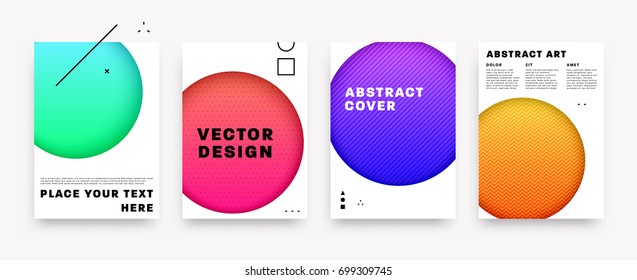Poster Cover Design Templates Set | Vector illustration for  Brochure, Placard, Magazine, Annual Report, Presentation, Banner and Flyer