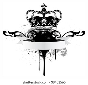  poster with  crown and  tape