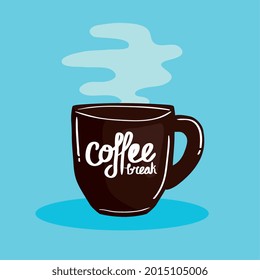 afiche con taza de café