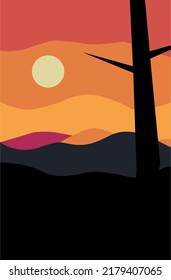 poster decoration. collection of abstract poster images.