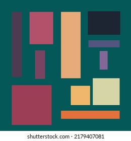 poster decoration. collection of abstract poster images.