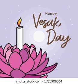 
poster design commemorating Vesak day