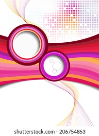 Poster design content background.